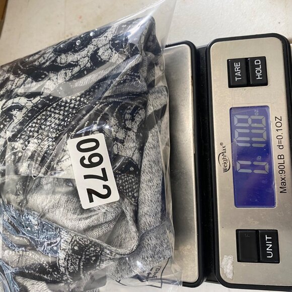 Catherines Top Womens Black & Gray14/16W Artsy Pullover Tunic - Picture 12 of 12